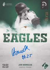 Homolka Jan 2022 LC Czech Baseball Extraleague Signature #41