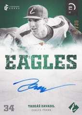 Zavadil Tadeáš 2022 LC Czech Baseball Extraleague Signature #43