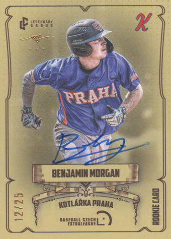 Morgan Benjamin 2024 LC Czech Baseball Extraleague Signature #55