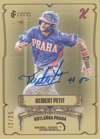 Petit Keibert 2024 LC Czech Baseball Extraleague Signature #64