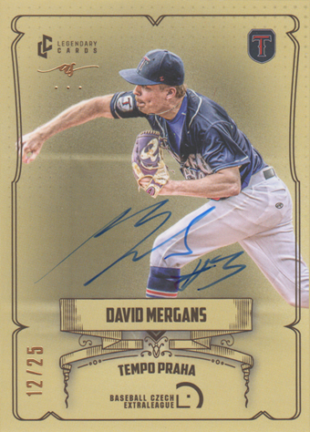 Mergans David 2024 LC Czech Baseball Extraleague Signature #76