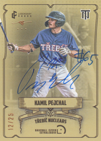 Pejchal Kamil 2024 LC Czech Baseball Extraleague Signature #93