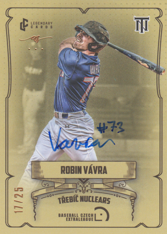 Vávra Robin 2024 LC Czech Baseball Extraleague Signature #98