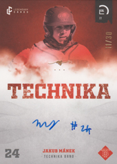 Mánek Jakub 2022 LC Czech Baseball Extraleague Signature #102