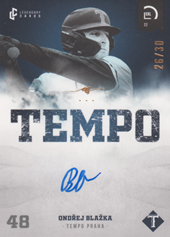 Blažka Ondřej 2022 LC Czech Baseball Extraleague Signature #124