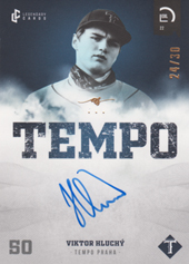 Hluchý Viktor 2022 LC Czech Baseball Extraleague Signature #125