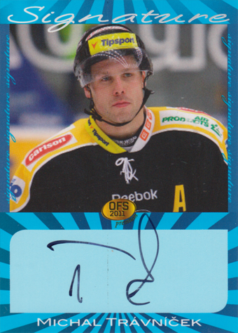 Trávníček Michal 2011 OFS Premium Signature Blue #SIGN-16