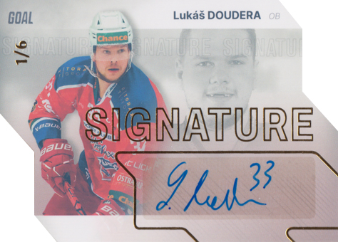 Doudera Lukáš 23-24 GOAL Cards Chance liga Signature Gold #S-18