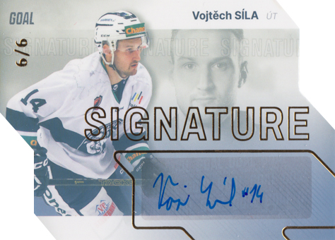 Síla Vojtěch 23-24 GOAL Cards Chance liga Signature Gold #S-39