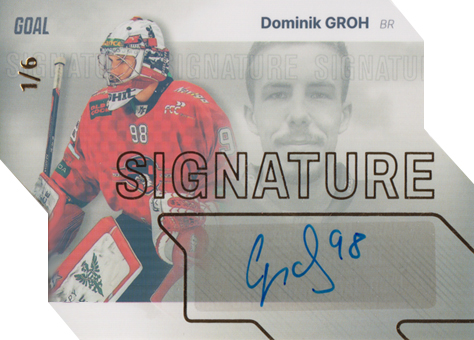 Groh Dominik 23-24 GOAL Cards Chance liga Signature Gold #S-98