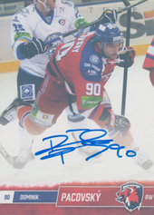 Pacovský Dominik 2016 OFS Silver Season Signature Parallel #18