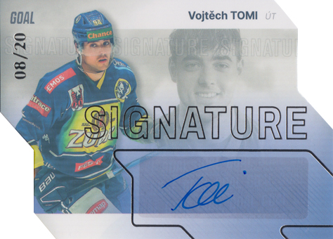 Tomi Vojtěch 23-24 GOAL Cards Chance liga Signature Silver #S-30