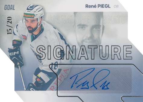 Piegl René 23-24 GOAL Cards Chance liga Signature Silver #S-37