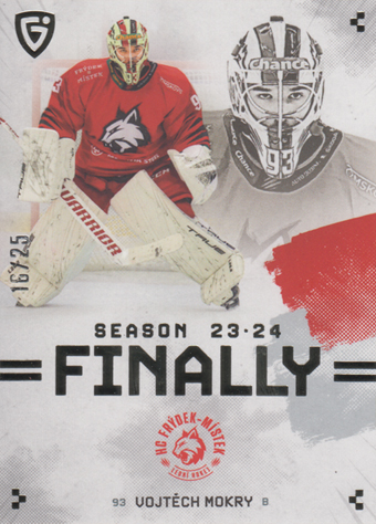 Mokry Vojtěch 23-24 GOAL Cards Finally Silver #F-FM1