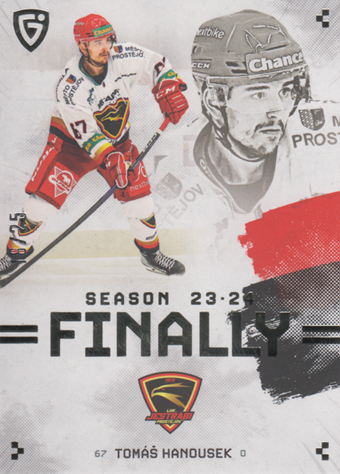 Hanousek Tomáš 23-24 GOAL Cards Finally Silver #F-PV1