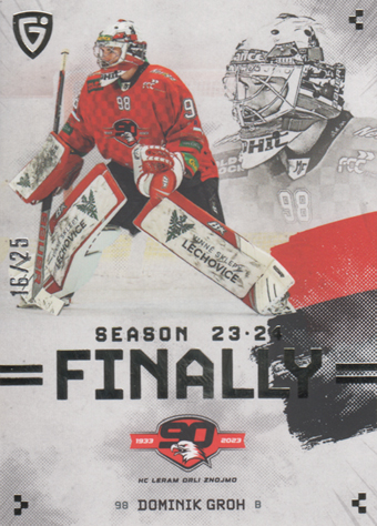 Groh Dominik 23-24 GOAL Cards Finally Silver #F-ZN2