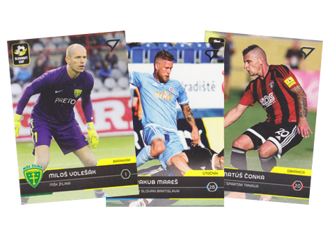 Kompletní set 17-18 SportZoo Futbalové Slovensko řadové karty #1-135