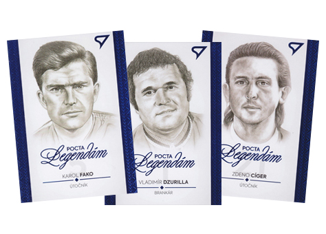 Kompletní set 2018 Pocta legendám Portrét Blue 1.edícia #PT01-PT09