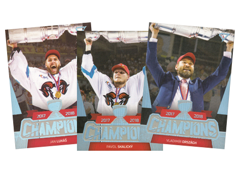 Kompletní set 18-19 Tipsport Liga Champions #CH1-CH9