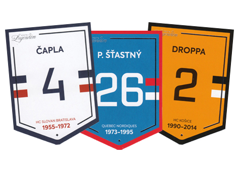 Kompletní set 2020 Pocta legendám Plakety 2.edícia #PL01-PL09