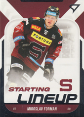 Forman Miroslav 22-23 Tipsport Extraliga Starting Lineup #SL-12