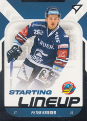 Krieger Peter 22-23 Tipsport Extraliga Starting Lineup #SL-47