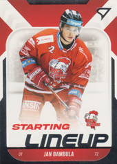 Bambula Jan 22-23 Tipsport Extraliga Starting Lineup #SL-58