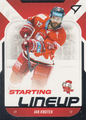Knotek Jan 22-23 Tipsport Extraliga Starting Lineup #SL-59
