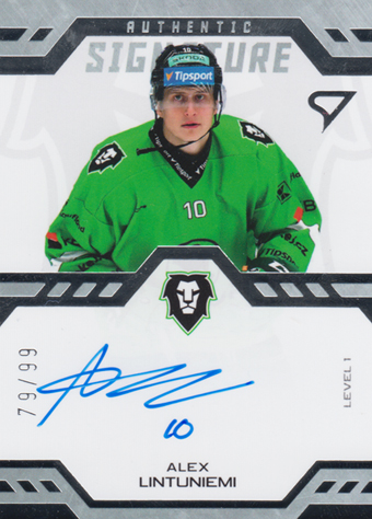 Lintuniemi Alex 24-25 Tipsport Extraliga Authentic Signature Level 1 #SL1-AL