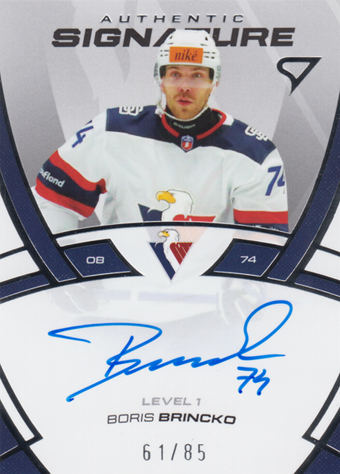 Brincko Boris 24-25 Tipos Extraliga Authentic Signature Level 1 #SL1-BB
