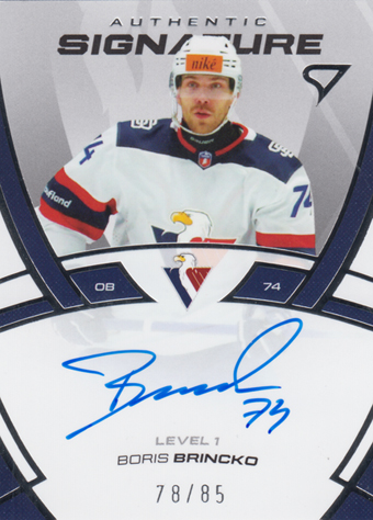 Brincko Boris 24-25 Tipos Extraliga Authentic Signature Level 1 #SL1-BB