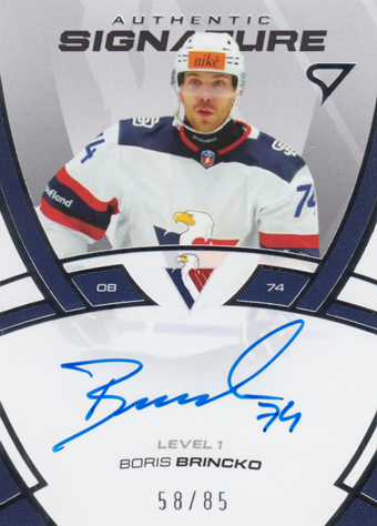 Brincko Boris 24-25 Tipos Extraliga Authentic Signature Level 1 #SL1-BB