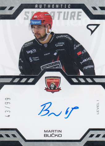 Bučko Martin 24-25 Tipsport Extraliga Authentic Signature Level 1 #SL1-BU