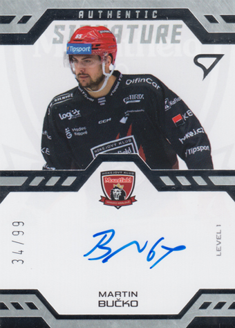 Bučko Martin 24-25 Tipsport Extraliga Authentic Signature Level 1 #SL1-BU