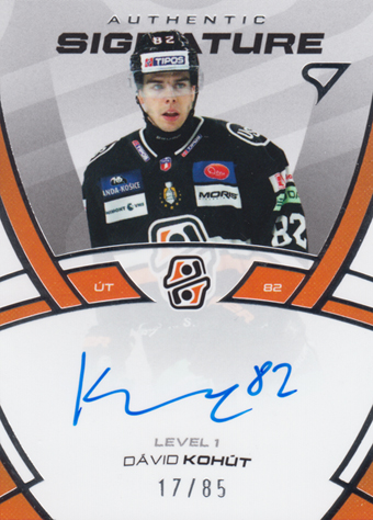 Kohút Dávid 24-25 Tipos Extraliga Authentic Signature Level 1 #SL1-DK