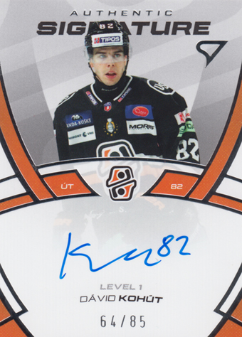 Kohút Dávid 24-25 Tipos Extraliga Authentic Signature Level 1 #SL1-DK