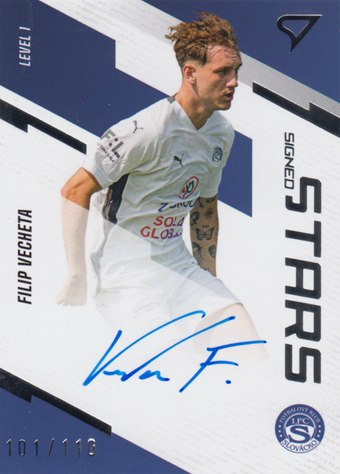 Vecheta Filip 23-24 Fortuna Liga Signed Stars Level 1 #SL1-FV