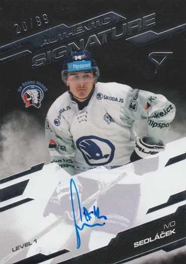 Sedláček Ivo 25-26 Tipsport Extraliga Authentic Signature Level 1 #SL1-IS
