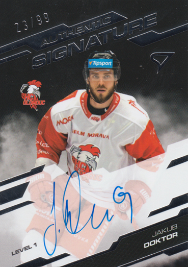 Doktor Jakub 25-26 Tipsport Extraliga Authentic Signature Level 1 #SL1-JD