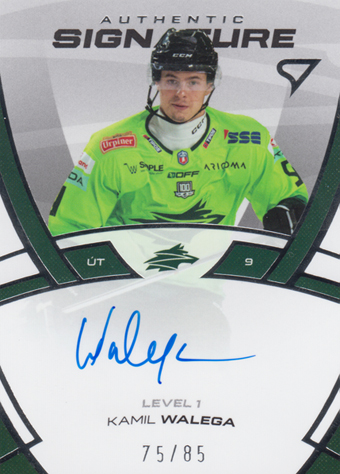 Wałęga Kamil 24-25 Tipos Extraliga Authentic Signature Level 1 #SL1-KW