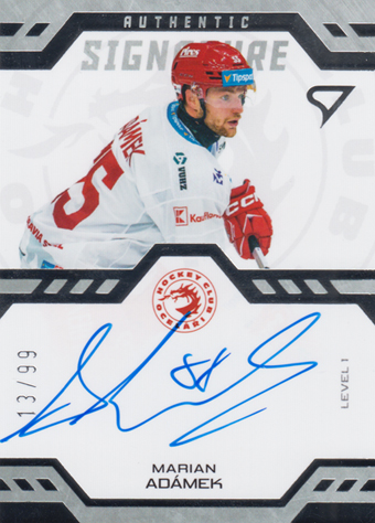 Adámek Marian 24-25 Tipsport Extraliga Authentic Signature Level 1 #SL1-MA