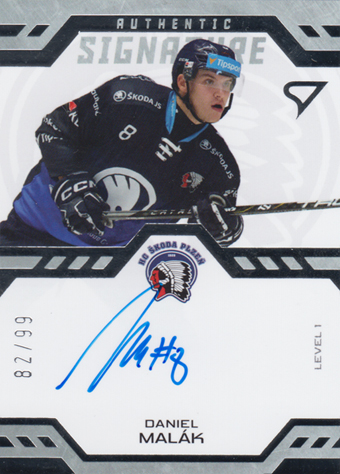 Malák Daniel 24-25 Tipsport Extraliga Authentic Signature Level 1 #SL1-ML
