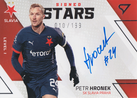 Hronek Petr 22-23 Fortuna Liga Signed Stars Level 1 #SL1-PH