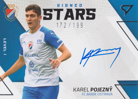 Pojezný Karel 22-23 Fortuna Liga Signed Stars Level 1 #SL1-PO