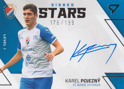 Pojezný Karel 22-23 Fortuna Liga Signed Stars Level 1 #SL1-PO