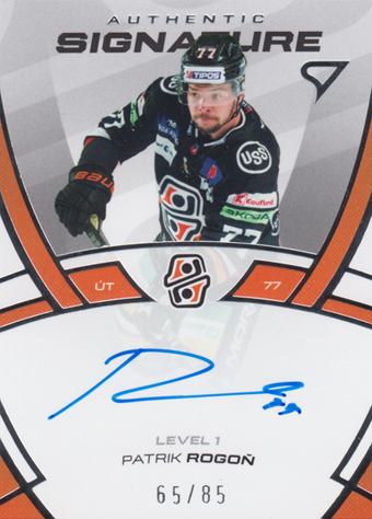 Rogoň Patrik 24-25 Tipos Extraliga Authentic Signature Level 1 #SL1-PR