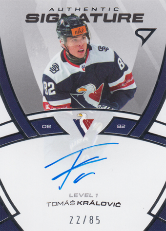 Královič Tomáš 24-25 Tipos Extraliga Authentic Signature Level 1 #SL1-TK