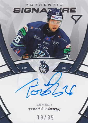 Török Tomáš 24-25 Tipos Extraliga Authentic Signature Level 1 #SL1-TT