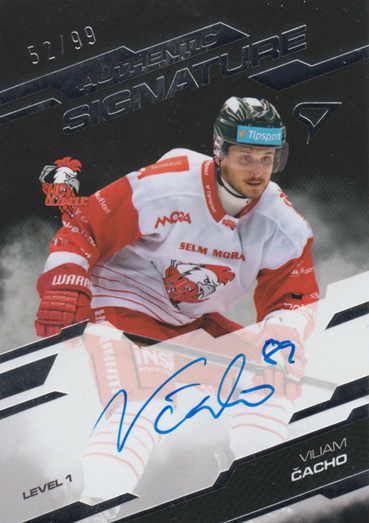 Čacho Viliam 25-26 Tipsport Extraliga Authentic Signature Level 1 #SL1-VC
