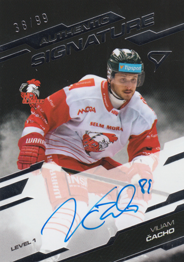 Čacho Viliam 25-26 Tipsport Extraliga Authentic Signature Level 1 #SL1-VC